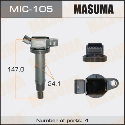 Фото для Катушка зажигания Masuma (2AZFE / ACV3# / ACV4#), арт. MIC-105