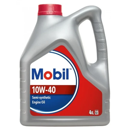 Фото для Масло моторное Mobil 10w40, полусинтетическое, API SN+, ACEA A3/B3, универсальное, 4л, арт. 155098