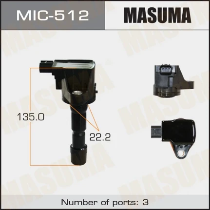 Фото для Катушка зажигания Masuma, для Honda Fit, арт. MIC-512
