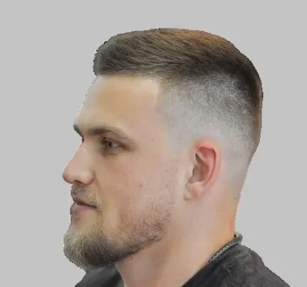 Модельная стрижка мужская, стрижка бороды