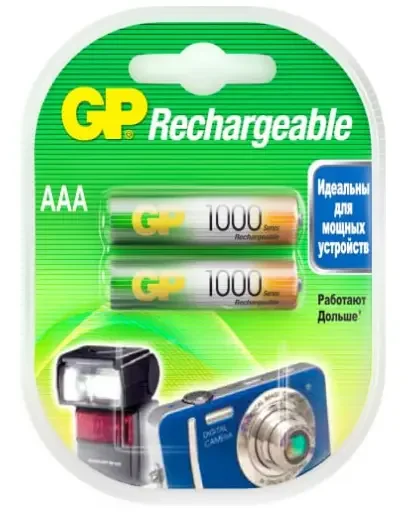 Фото для Аккумуляторы AAA 1.2V 950mАч GP 2шт
