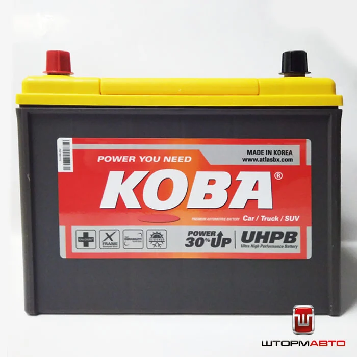 Аккумулятор KOBA UMF115D26R, Корея (85 а/ч)
