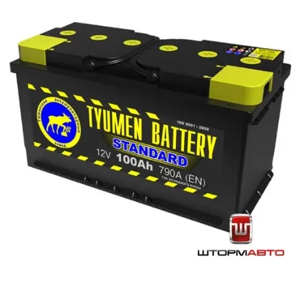 Фото для Аккумуляторная батарея 6СТ-100L STANDARD г.Тюмень 1155
