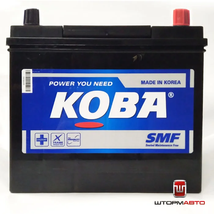 Аккумулятор KOBA MF75D23L, Корея (65 а/ч)