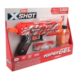 Фото для Набор ZURU X-Shot Hyper gel пистолет с очками и пулями в ассортименте с 14лет