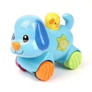 Фото для Игрушка Winfun Собачка музыкальная на колесиках
