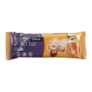 Фото для Батончик Е Батон Protein nut bar протеиновый с печеньем и цельными орехами 40г