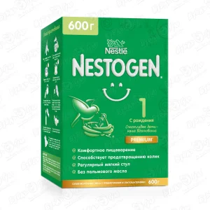 Смесь Nestle NESTOGEN PREMIUM 1 молочная 600г с 0мес БЗМЖ