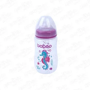 Фото для Бутылка baboo Sealife пластиковая с силиконовым широким горлышком 250мл