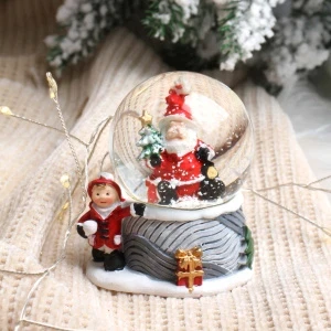 Фото для  Снежный шар Lanson goods с падающим снегом стеклянный 4,5см