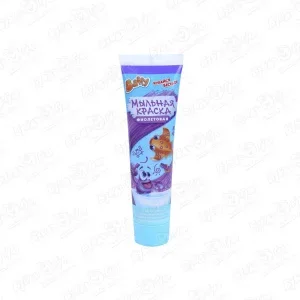 Фото для Краска мыльная Baffy для ванны фиолетовая 85г c 3лет