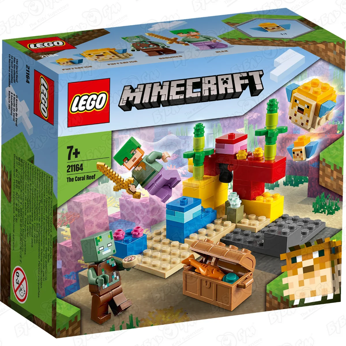 Конструктор LEGO Minecraft 21164 Коралловый риф с 7 лет