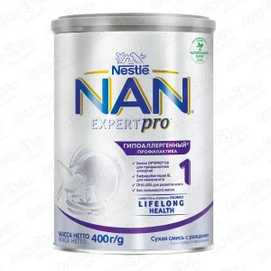Смесь Nestle NAN EXPERTPRO 1 гипоаллергенная 400г с 0мес БЗМЖ