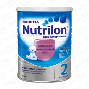 Смесь Nutricia Nutrilon гипоаллергенная 2 800г с 6мес БЗМЖ