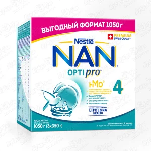 Молочко Nestle NAN OPTIPRO 4 1050г с 18мес БЗМЖ