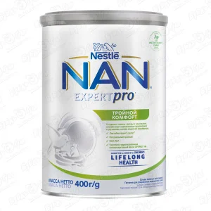 Смесь Nestle NAN EXPERTPRO Тройной комфорт 400г с 0мес БЗМЖ