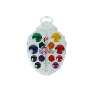 Фото для Краски акварельные Кроха Божья коровка 12цветов