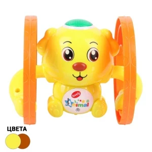 Фото для Игрушка развивающая Собачка каскадер со светом звуком и заводным механизмом