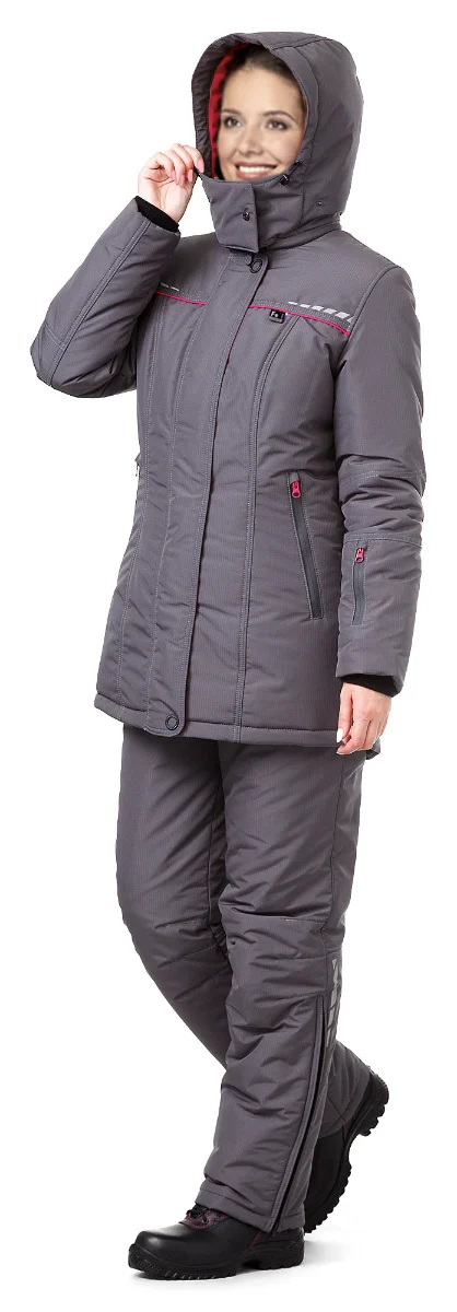 Куртка утепленная женская FeRus "Селена" цв. серый 4 кл. защиты