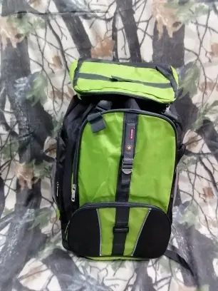 Рюкзак цветной цв (зеленый, синий, серый) 80л/оксфорд