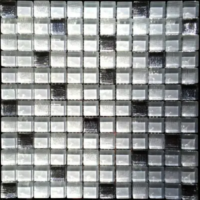 Мозаика Vesta White, чип 23*23*8мм, 300*300 ORRO MOSAIC