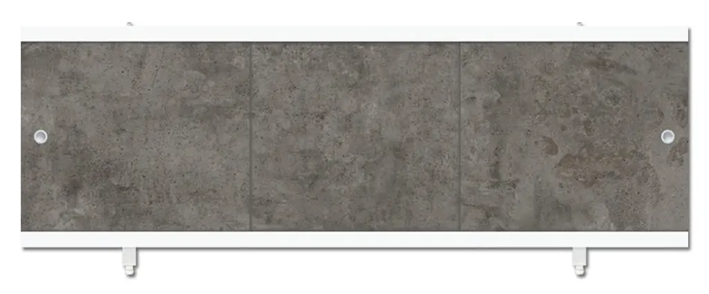 Экран п/в "Монолит-М" 170см бетон коричневый 1680*560*22 МетаКам
