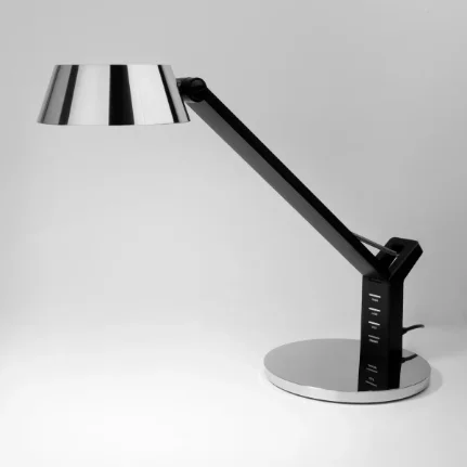 Фото для Лампа настольная черный, серебро EUROSVET