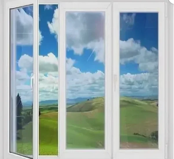 Окно пластиковое 1490*2481 трехств-е, левое (700/889/890), створка на 700мм слева