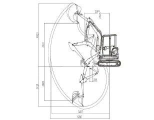 Фото для Экскаватор гусеничный SUNWARD SWE35UF