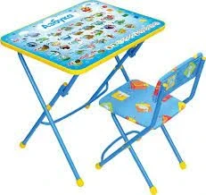 Фото для Комплект детский НИККИ стол+стул мягкий складной