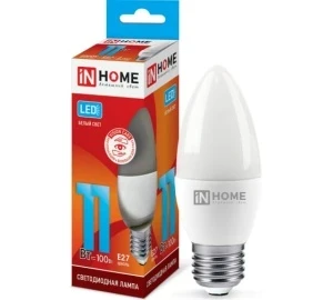 Фото для Лампа LED-свеча-VC 11Вт 4000 Е27 IN HOME