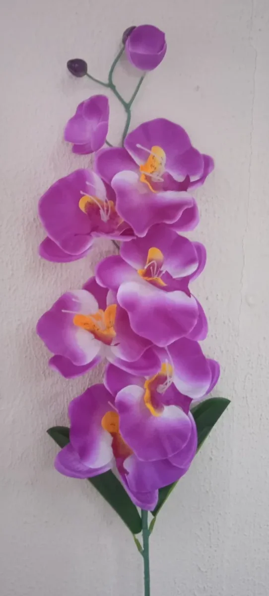 Ветка орхидеи 6 голов 2 бутона Н:92см в уп. 10