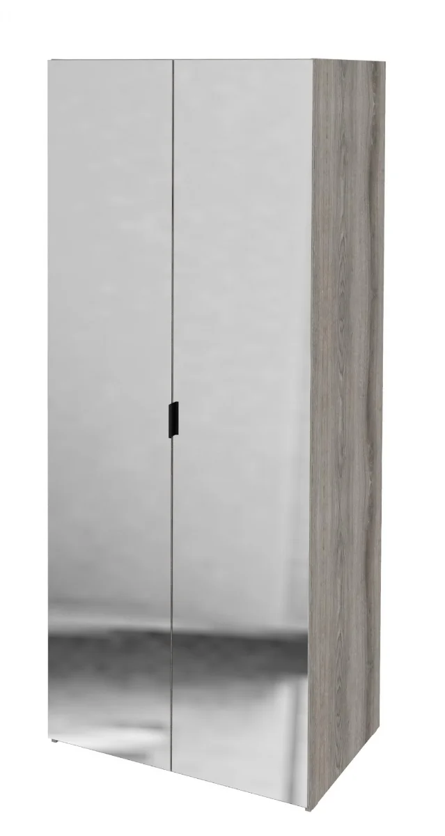 Шкаф для одежды Манхэттен с зеркалом (Дуб гамильтон)