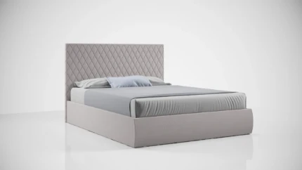 Фото для Кровать Стелла 1.8 с подъемным механизмом (Рогожка/Бежевый)