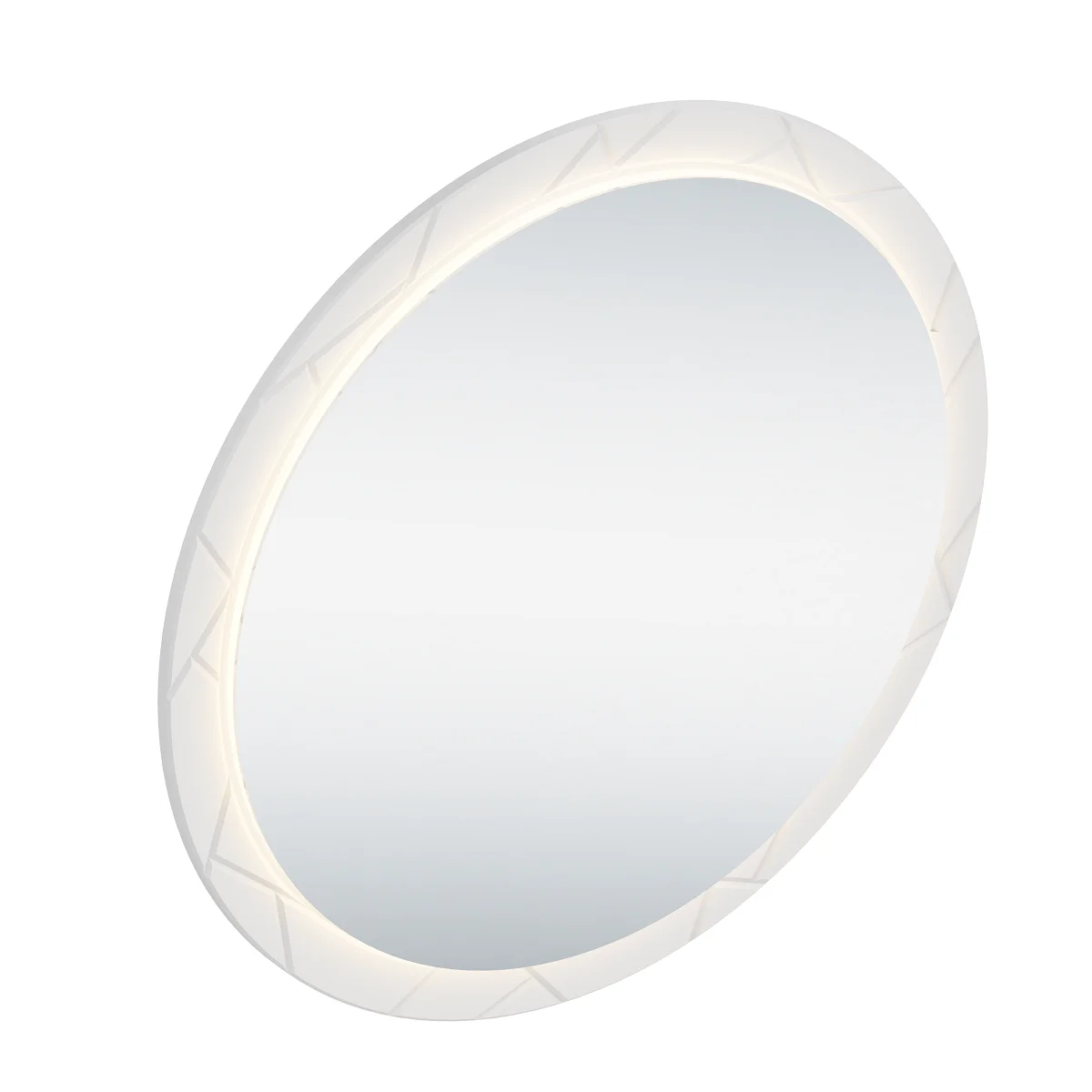 Зеркало Сандра круглое с подсветкой МДФ