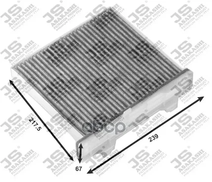 Фото для Фильтр Салона 7803a027/28/Mr500058 Js Asakashi Ac-3504 JS Asakashi арт. AC-3504