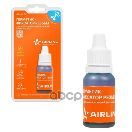 Фото для Фиксатор Резьбы Airline Разъемный 6мл Ag-Af-01 AIRLINE арт. AG-AF-01