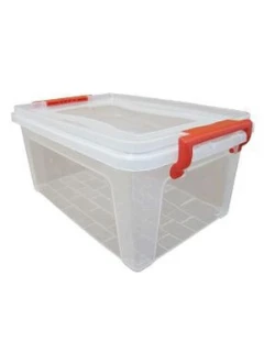 Контейнер для продуктов прямоуг. 8 л 30*23*16 см с ручкой с красным зажимом MG
