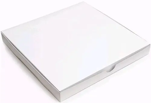 Коробка пицца 360х360х40 1/50 белая