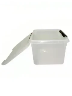 Фото для Контейнер для продуктов прямоуг. 8 л 30*23*16 см с ручкой с коричневым зажимом MG, скидка 30%