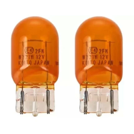 Фото для Лампа авто без/цокольная 12v 21w, оранжевая большая, Т20 - Koito