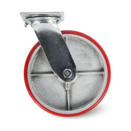 Фото для Колесо большегрузное поворотное п/уретановый обод d -200мм, (SCp80) нагрузка 460кг - TOR