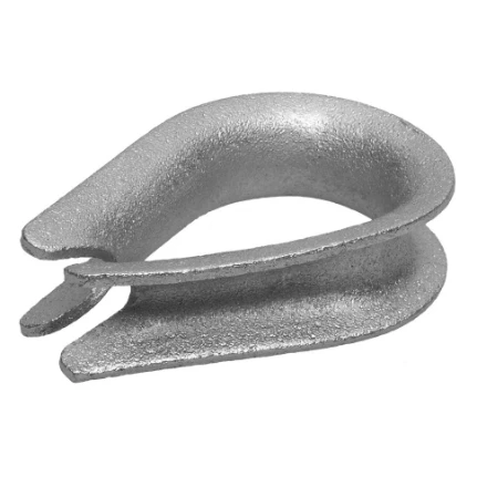 Фото для Коуш для стальных канатов, оцинк. 8 (1 шт.) - Зубр