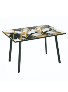 Фото для Стол обеденный Дерри Стекло опора №5