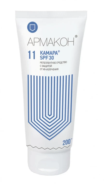 Фото для Крем АРМАКОН™ КАМАРА SPF 30 репелент с защитой от УФ – излучения 200 мл