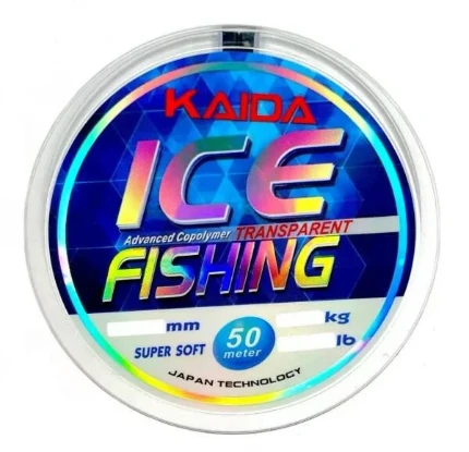 Фото для Леска KAIDA Ice Fishing монофильная 50м. в ассорт
