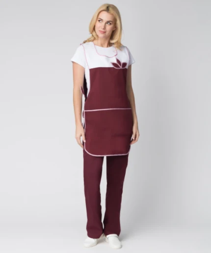 Фото для Фартук-сарафан ЦВЕТОК тк.габардин