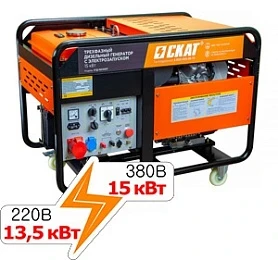 Фото для СКАТ УГД-15000EТ PROFF (13,5 кВт в режиме 220 В)