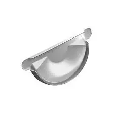 Заглушка желоба универсальная  (125мм) RAL9003 белый