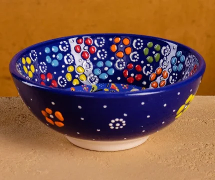 Фото для Пиала большая 10 см "Рельеф особый" синяя 5204340